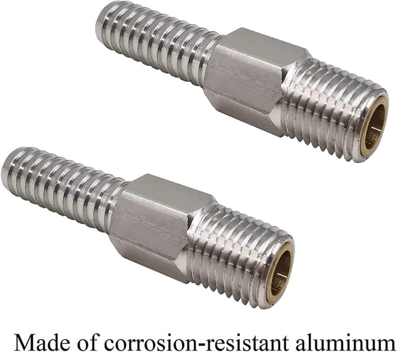 Zeiboat 2 Pack Anti-Siphon Valve for Engine and Tank, Aluminum, 1/4'' NPT, 3/8'' Hose ID Dimension - Image 4